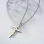 WINNICACA Sterling Silver Cross Heartbeat & Faith Hope Love Necklace Mother Birthday Nurses Day Jewelry Mothers Day Gifts for Her WINNICACA Sterling Silver Cross Heartbeat & Faith Hope Love Necklace Mother Birthday Nurses Day Jewelry Mothers Day Gifts for Her