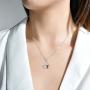 PELOVNY Lovely Penguin Necklace for Women Sterling Silver Animal Love Heart Pendant Necklace Penguin Jewelry Gift for Girlfriend
