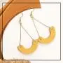KINIVA Genuine Leather Earrings Vintage Dangle Drop for Women Girls KINIVA Genuine Leather Earrings Vintage Dangle Drop for Women Girls