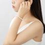 Pearl Bracelets Genuine Freshwater Cultured 7-8mm/8-9mm Pearl Bracelet with Flower Clasp Jewelry Gift for Women Wife Girls Mother