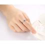 Jaline Fashion Stainless Steel IP Rose gold plating Roman Numeral Ring for Women and Teen Girls,Rose Gold,Size 6-8