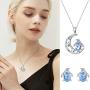 Penguin Necklace 925 Sterling Silver Cute Necklace Penguin Gifts for Women Girls