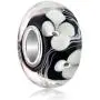 LovelyJewelry 925 Sterling Silver Charms Flower Black Lampwork Murano Synthetic Glass Beads for Charm Bracelet … LovelyJewelry 925 Sterling Silver Charms Flower Black Lampwork Murano Synthetic Glass Beads for Charm Bracelet …