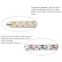 Stainless Steel Magnetic Bracelet- Arthritis Pain Relief & Carpal Tunnel Relief Magnetic Therapy Bracelets for Men (Silver & Gold)