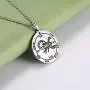 VASSAGO Stainless Steel Key of Solomon Seal Fifth Pentacle of Mars Pendant Necklace Talisman Engraved Round Charm Amulet Necklaces Jewelry for Men Women Teens VASSAGO Stainless Steel Key of Solomon Seal Fifth Pentacle of Mars Pendant Necklace Talisman Engraved Round Charm Amulet Necklaces Jewelry for Men Women Teens
