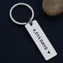 Beeshion 11 Years and I Steel Love You Keychain Personalised 11th Wedding Anniversary Jewelry for Men Women Boyfriend Gift