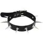 Punk Rock Gothic Black Rivet Leather Spiked Necklace Neckband Choker Adjustable Punk Rock Gothic Black Rivet Leather Spiked Necklace Neckband Choker Adjustable