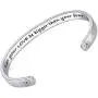 QUANTHOR Inspirational Bracelets for Women, Secret Message Love Bracelet, Jewelry for Women, Cuff Bangle, Friendship Gifts for Women to Inspire Them by QuanThor