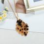 ORAZIO Acrylic Necklace Bracelet Earrings for Women Resin Statement Jewelry Set