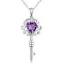 HXZZ Fine Jewelry Gifts for Women Natural Gemstone Pendant Necklace and Ring