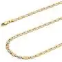 14k REAL Tri Color Gold Solid 3mm Star/Edge Diamond Cut Chain Necklace with Lobster Claw Clasp 14k REAL Tri Color Gold Solid 3mm Star/Edge Diamond Cut Chain Necklace with Lobster Claw Clasp