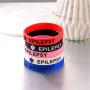 PROSTEEL Medical Alert ID Bracelet Waterproof, Custom Engrave Text Available, 7.8'' Comfortable Soft Silicone Wristbands Wholesale 1/5/10/30/50/100 pcs