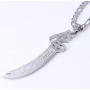 Engraved Imam Ali Sword Zulfikar Zolfiqar Necklace Islamic Arabic Art Islam Muslim Art
