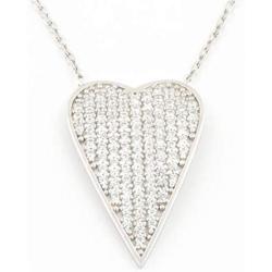Heart Necklace 925 Sterling Silver for Women Pendant & Necklace Heart Shape Locket Zirconia Yellow Gold Plated Pendant Locket, Memorial Jewelry Gifts For Women, Girl, Teen