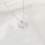ENSIANTH Mama Bear Necklace Heart Pendant Gift for Mothers Day