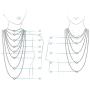 CaratLane Vivid Cable Gold Chain in 18 K Rose Gold with Jewelry Gift Box