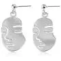 D.Rosse 4 Pairs Unique Abstract Human Face Dangle Earrings Hollow Face Hand Shape Gold Silver Statement Drop Studs Earrings Jewelry Set for women Girls D.Rosse 4 Pairs Unique Abstract Human Face Dangle Earrings Hollow Face Hand Shape Gold Silver Statement Drop Studs Earrings Jewelry Set for women Girls