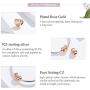 VOROCO 925 Sterling Silver Bracelets Charms Heart Style Infinity Love Charms Beads Gifts for Women Girls fit Pandora Bracelets