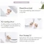 VOROCO 925 Sterling Silver Bracelets Charms Heart Style Infinity Love Charms Beads Gifts for Women Girls fit Pandora Bracelets
