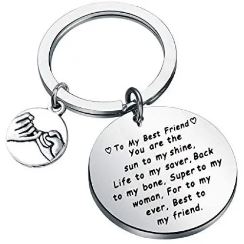 WSNANG Best Friend Keychain Thank You Gift to My Best Friend You are The Sun to My Shine Keychain Best Friend Appreciation Gift BFF Gift Friendship Jewelry WSNANG Best Friend Keychain Thank You Gift to My Best Friend You are The Sun to My Shine Keychain Best Friend Appreciation Gift BFF Gift Friendship Jewelry