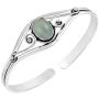 Natural Amethyst Moonstone Turquoise Lapis Cuff Bangle 10x14mm Oval Shape Gemstone 925 Silver Overlay Handmade Cuff Bangle Jewelry