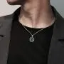 JUSTKIDSTOY Eagle Necklace for Men 925 Sterling Silver Steering Wheel Pendant Jewelry Hawk Necklace for Birthday JUSTKIDSTOY Eagle Necklace for Men 925 Sterling Silver Steering Wheel Pendant Jewelry Hawk Necklace for Birthday