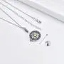 KINGWHYTE Urn Necklaces for Ashes for Women 925 Sterling Silver, Cremation Jewelry for Ashes of Loved Ones Keepsake KINGWHYTE Urn Necklaces for Ashes for Women 925 Sterling Silver, Cremation Jewelry for Ashes of Loved Ones Keepsake