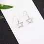 925 Sterling Silver Usa American Flag Earrings for Women Patriotic Red White And Blue Star Stud Earings America great again Independence Day Jewelry Gifts