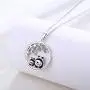 Panda Necklace Jewelry 925 Sterling Silver Cute Animal Pendant Necklace Gifts for Women Mother Daughter