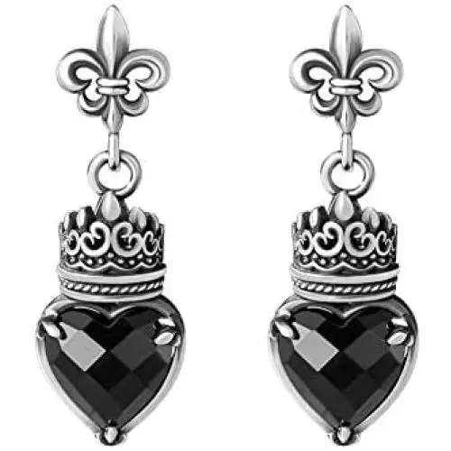 PIRATESHIP Spade Queen Drop Earrings for Girls Women 925 Sterling Silver Fashion Jewelry Allergy Free Birthday Gifts for Her Luxury Gift Package PIRATESHIP Spade Queen Drop Earrings for Girls Women 925 Sterling Silver Fashion Jewelry Allergy Free Birthday Gifts for Her Luxury Gift Package