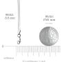 Sterling Silver Magic Herringbone Chain Necklace For Men and Women, 925 Solid Sterling Silver Flat Snake Magic Flexible-Lobster Lock, Italian Sterling Silver Chain, 3MM, 3.5MM, Gift Packing Included