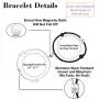 Tarsus Couples Magnetic Bracelets Mutual Attraction Eternal Love Relationship Matching Jewelry Gifts for Lover Women Men Bf Gf Friends