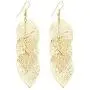 IDB Delicate Filigree Dangle Layered Leaf Hook Earrings - Available in Silver and Gold Tones IDB Delicate Filigree Dangle Layered Leaf Hook Earrings - Available in Silver and Gold Tones