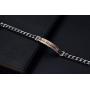 NEHZUS Couples Bracelets His and Hers Stainless Steel Personalized Bracelet Custom Engraving