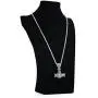 LANGHONG Nordic Viking Thors Hammer with Gods Horn Necklace Jewelry Talisman Mjolnir Necklace LANGHONG Nordic Viking Thors Hammer with Gods Horn Necklace Jewelry Talisman Mjolnir Necklace