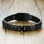 MPRAINBOW Mens Personalized Bracelet Message/Scripture/Quote/Proverb/Inspiring Words Engraved Stainless Steel Black Carbon Fiber Inlay Watch Band Adjustable Link Bracelet for Men Boy MPRAINBOW Mens Personalized Bracelet Message/Scripture/Quote/Proverb/Inspiring Words Engraved Stainless Steel Black Carbon Fiber Inlay Watch Band Adjustable Link Bracelet for Men Boy