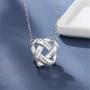 Personalized Ring Necklace for Women Personalized Name Necklace Engraved 2-4 Names Necklace Pendant for Men Custom Jewelry Birthday Gift