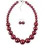 HaHaGirl Faux Pearl Strands Costume Jewelry for Women Include Necklace and Earrings Set HaHaGirl Faux Pearl Strands Costume Jewelry for Women Include Necklace and Earrings Set