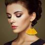 JACEDOFU 36 PairsTassel Earrings Layered Long Thread Ball Dangle Earrings Stud Earring Bohemian Tiered Tassel Drop Earrings Fashion Jewelry for Women Girls Valentine Birthday Party Gifts