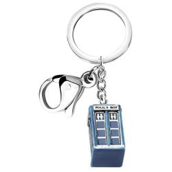 AKTAP Movie TV Series Keychain Police Box Charm Jewelry Tardis Gift Inspired Keychain Gifts for Movie Fans