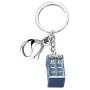 AKTAP Movie TV Series Keychain Police Box Charm Jewelry Tardis Gift Inspired Keychain Gifts for Movie Fans