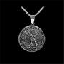 316L Stainless Steel Jewelry ST. MICHAEL Angle Necklace Saint Spirit Men Pendant With Chain（Send gift box）