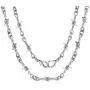 ChainsHouse Punk Thorns Chain Necklace for Men Women, 6mm Wide Stainless Steel/Black Metal/18K Gold Plated Hiphop Rock Jewelry, 22Inch