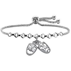 BAUNA Comedy Tragedy Masks Charm Drama Theater Jewelry Actor Actress Musical Broadway Bracelet for Women