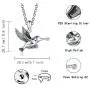 Cremation Grandmum Jewelry for Ashes Memorial Urn Necklace Sterling Silver Hummingbird Pendant Keepsake as a Memorial Always in My Heart Memory Necklace Gift Cremation Grandmum Jewelry for Ashes Memorial Urn Necklace Sterling Silver Hummingbird Pendant Keepsake as a Memorial Always in My Heart Memory Necklace Gift