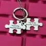 Zuo Bao Funny Couple Gifts Puzzle Necklace Keychain Youre My Favorite Asshole/Bitch Valentines Day Gift for Her Zuo Bao Funny Couple Gifts Puzzle Necklace Keychain Youre My Favorite Asshole/Bitch Valentines Day Gift for Her