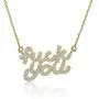 BMMYE Dainty Letter Necklace with Cubic Zirconia Pendant Unique Necklace Gold & Silver Charm Script Word Love Mama Valentines Day Mothers Day Bridesmaid Gift