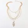 Chargances Snake Pendant Necklace for Women Multi Layer Collar Chain Choker Snake Bone Chain Gold Necklace Nightclub Party Sexy Jewelry Chargances Snake Pendant Necklace for Women Multi Layer Collar Chain Choker Snake Bone Chain Gold Necklace Nightclub Party Sexy Jewelry