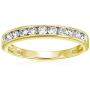 1/2 cttw Classic Diamond Wedding Band in 14K White or Yellow Gold Channel Set