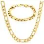 Tuccpai 316L Stainless Steel Mens and Womens Necklace Bracelet Jewelry Set Miami Cuban Necklace Tuccpai 316L Stainless Steel Mens and Womens Necklace Bracelet Jewelry Set Miami Cuban Necklace